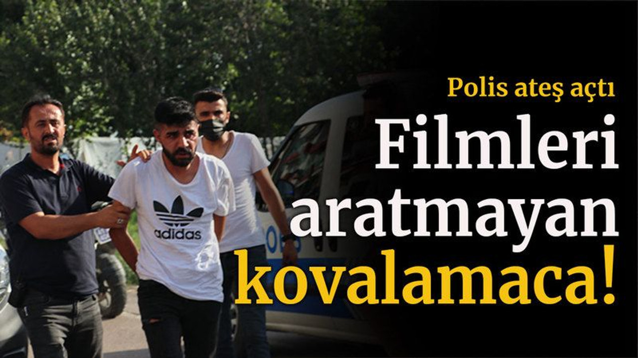 Filmleri aratmayan kovalamaca, polis ateş açtı!